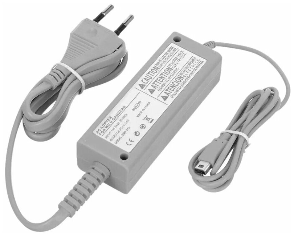 Адаптер (блок питания) 220V для Wii U GamePad (SND-319)