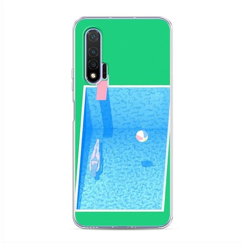 фото Силиконовый чехол "минималистичный бассейн" на huawei nova 6 / хуавей нова 6 case place