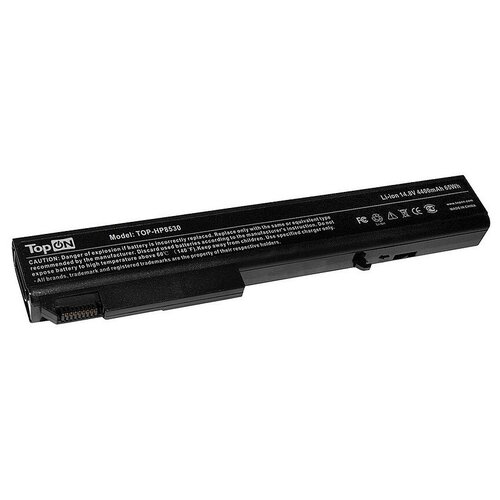 фото Аккумуляторная батарея topon для ноутбука hp elitebook 8540w 14.8v (4400mah)