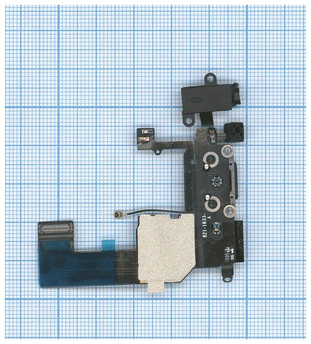 Шлейф с разъемом питания (Dock Connector) для Apple IPhone 5C черный