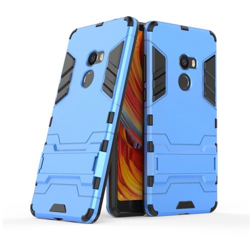 фото Чехол mypads для xiaomi mi mix 2 противоударный усиленный ударопрочный синий