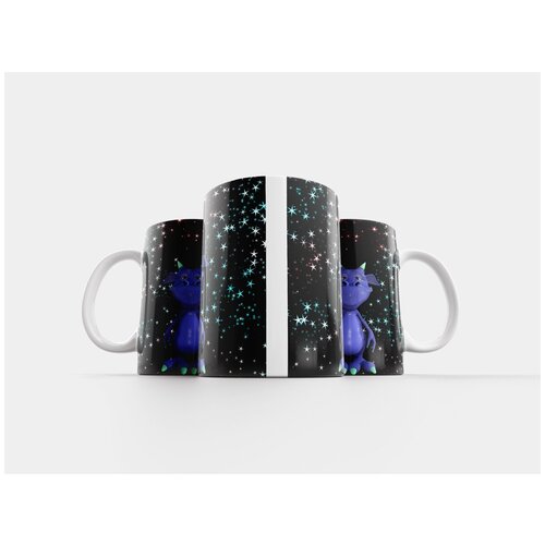 фото Кружка "дракон, мультфильм, персонаж" 320 мл lotsprints