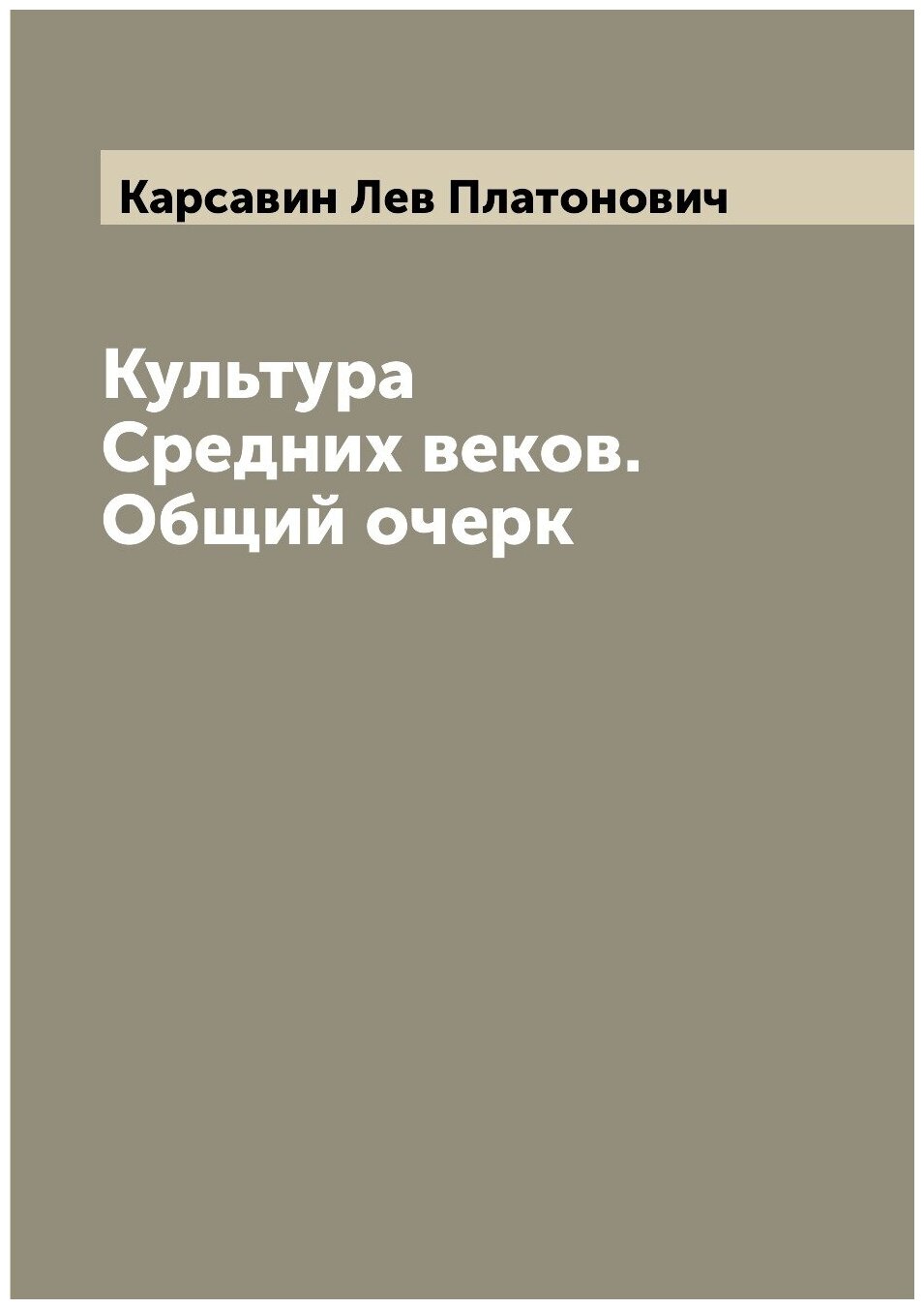 Книга Культура Средних веков. Общий очерк - фото №1