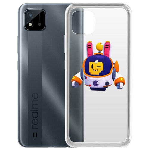 фото Чехол-накладка clear case brawl stars-лунный спраут для realme c11 krutoff group