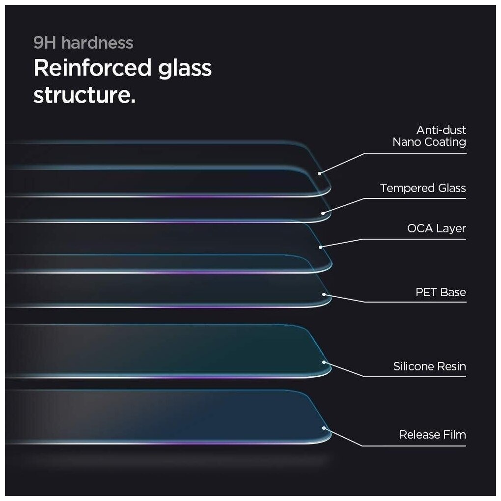 Защитное стекло Glas.tR Spigen - фото №6