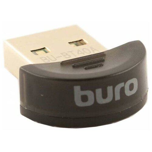 Адаптер USB Buro BU-BT40A Bluetooth 4.0+EDR class 1.5 20м черный