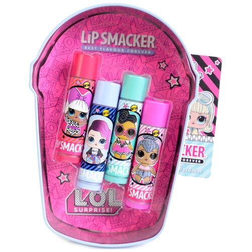 Набор бальзамов для губ Lip Smacker «L.O.L. SURPRISE! CHOCOLATE FRAPPE CUP TIN BOX», 4шт*4г