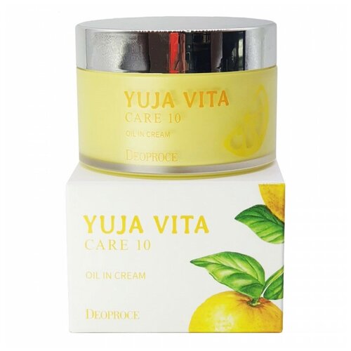 Омолаживающий цитрусовый крем Deoproce Yuja Vita Care 10 Oil In Cream (100 мл) цитрусовый тонер с экстрактом юдзу deoproce yuja vita care 10 oil toner 120 мл