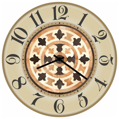 фото Svs настенные часы svs 3502922 узор