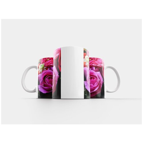 фото Кружка "розовый куст, цветок, лепесток" 320 мл lotsprints