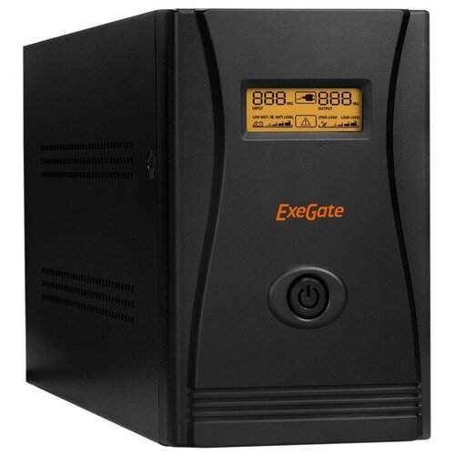 EXEGATE  EP285484RUS  SpecialPro Smart LLB-1000. LCD. AVR. C13. RJ. USB <1000VA 650W, LCD, AVR, 6 IEC-C13, RJ45 11, USB, black>