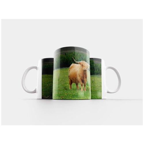 фото Кружка "нагорье, корова, шотландия" 320 мл lotsprints