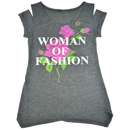 фото Фд-1633/футболка подростковая...серый 84 рост 158 см рид