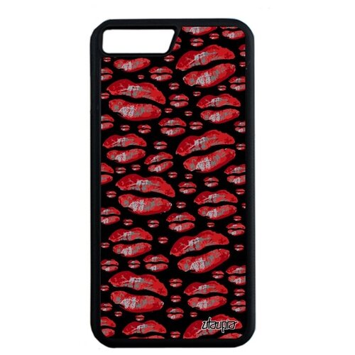 фото Противоударный чехол на телефон // iphone 7 plus // "губы" бомонд вкус, utaupia, красный
