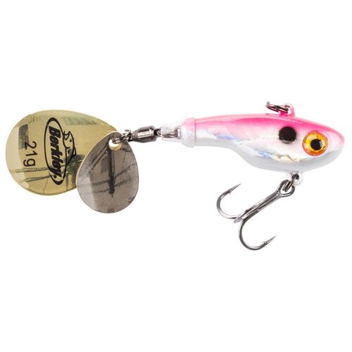 Тейл-спиннер Berkley Pulse Spintail 6cm 9g Pearl Pink тейл спиннер columbia fishing tackle 15гр блесна для рыбалки блесна вращающаяся приманка на голавль язь окунь щука сом жерех судак