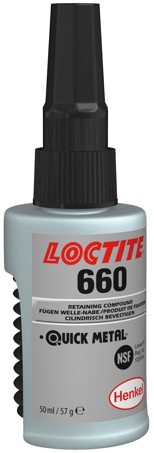 Вал-втулочный фиксатор высокой прочности для увеличенных зазоров 50мл | Loctite 660