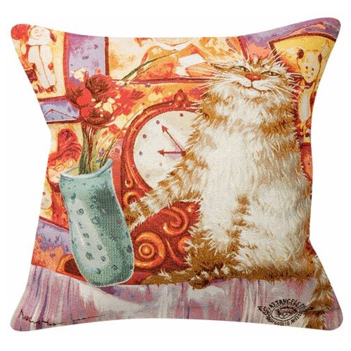 фото Подушка гобеленовая вредный 45х45 ang-699/1 113-503668 artangels