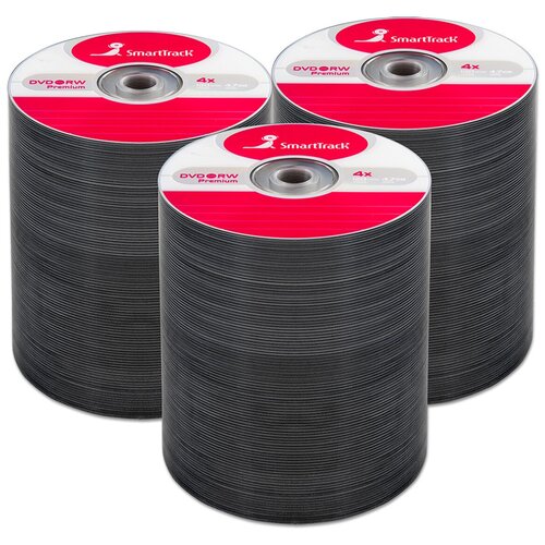 Перезаписываемый диск SmartTrack DVD-RW 4,7Gb 4x bulk, упаковка 300 шт.