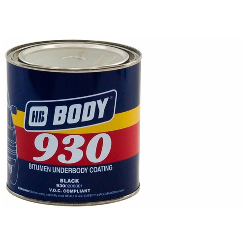 Антикор Body 930 черный 1 кг.