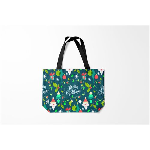 фото Сумка-шоппер / 46х35 см / праздники / новый год merry christmas burnettie