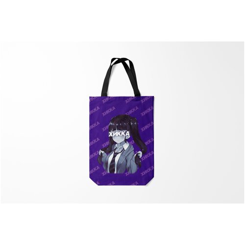 фото Сумка-шоппер / 31х42 см / аниме / тян и хикка на глазах burnettie