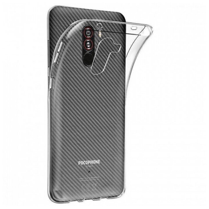 Clear Case Прозрачный TPU чехол 2мм для Xiaomi Pocophone F1