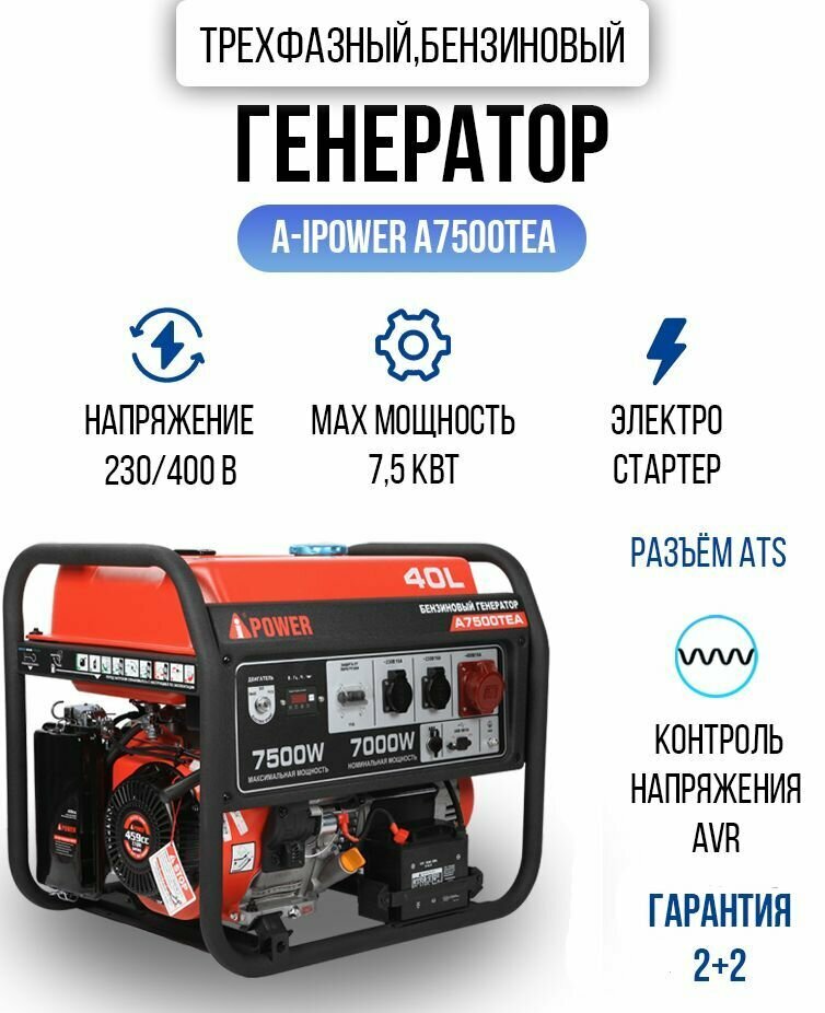 Бензиновый генератор A-iPower - фото №15