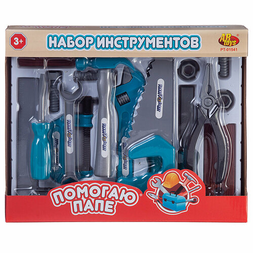 Игровой набор ABtoys Помогаю Папе: Инструменты с молотком PT-01541/1 помогаю папе игровой набор инструментов с молотком в коробке abtoys [pt 01541 1]