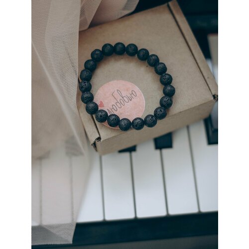 фото Браслет, размер 16 см, черный нет бренда