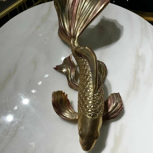 Фигурка интерьерная Рыбка золотая 375х135х95 см декор для дома интерьера Фигурка декоративная украшение 9100₽