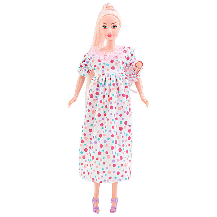Кукла Мама (29 см) с ребенком в коробке 6001 Defa Lucy - фото №19