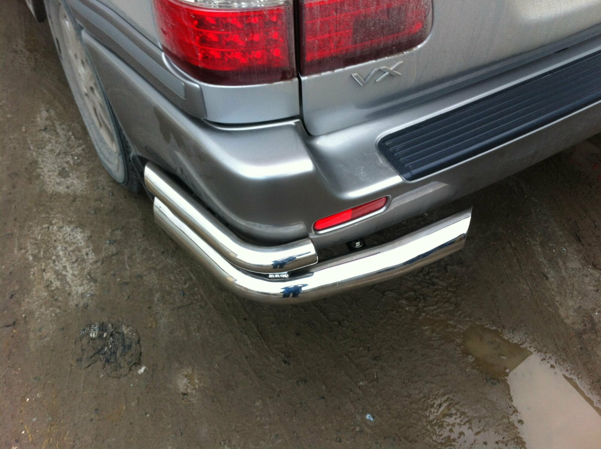 Защита бампера зад. (углы) TY0307 DPA FJ100 TOYOTA LAND CRUISER FJ-100 1998-2007 г. CASHIDE — фото 11