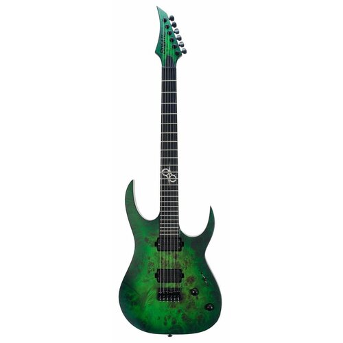 Solar Guitars S1.6HLB Электрогитара, цвет зеленый.