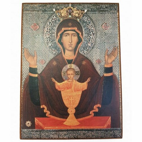 Икона Божья Матерь Неупиваемая Чаша (копия старинной), арт STO-407