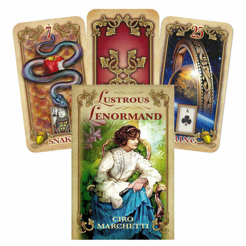 Оракул Блестящий Ленорман / Lustrous Lenormand Oracle - Llewellyn marchetti ciro таро аввалон gilded reverie lenormand expanded edition золотой ленорман чиро маркетти расширеный карты инструкци