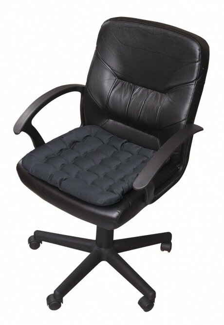 Сиденье с наполнителем из лузги гречихи, микромассажа, профилактики целлюлита, комфорт — фото 1