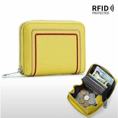 фото Кошелек bgt-003k-yellow, фактура зернистая, желтый