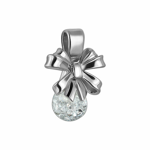 фото Подвеска эстет, серебро, 925 проба, фианит