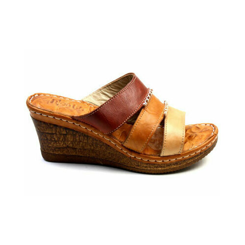 Сабо Benta, размер 38, коричневый