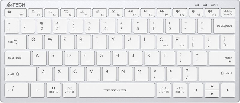 Клавиатура A4TECH Fstyler FX51 белый (FX51 WHITE)