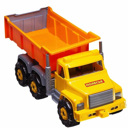 Машинка полесье Cамосвал Супергигант серо-желто-оранжевый 81х325х335 см П-5113серо-желто-оранжевый 3141₽