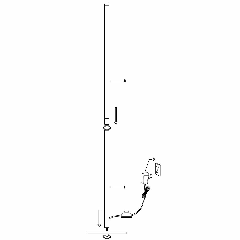 Торшер Maytoni RAY Z012FL-L18B3K - фото №9