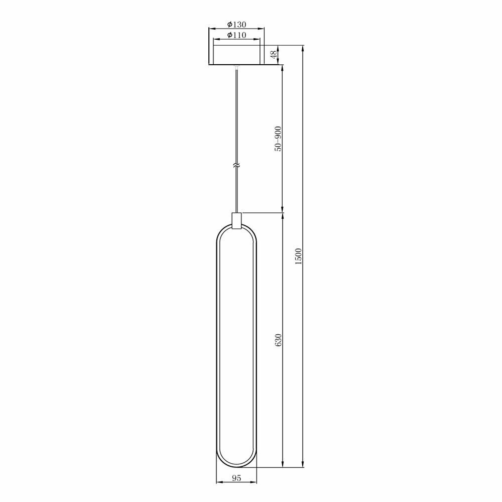 Подвесной светильник Maytoni MOD017PL-L13G Hoff - фото №11