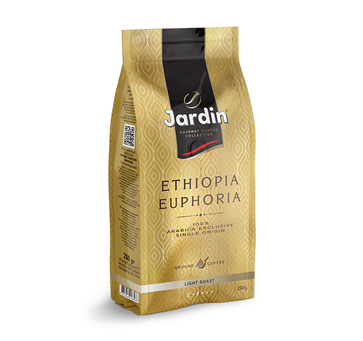 Кофе молотый Jardin Ethiopia Euphoria вакуумная упаковка, 250 г, мягкая упаковка