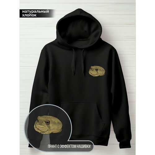 фото Худи hypnotica, размер xl, черный