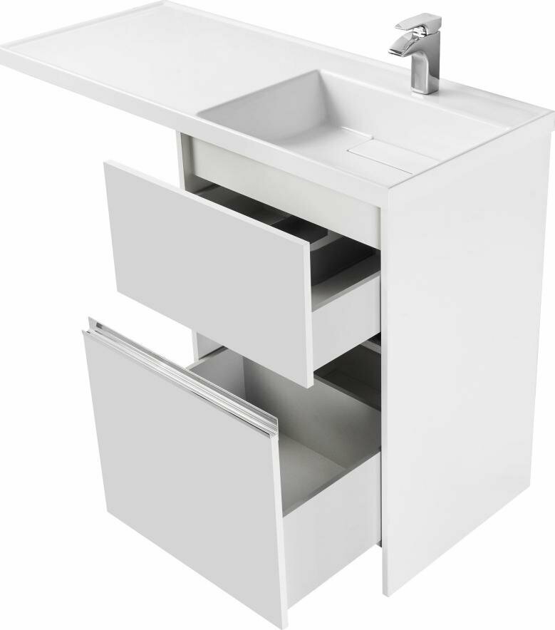 фото Тумба под раковину Aquaton Лондри 55 1A235901LH010, белый