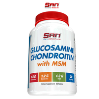 SAN Препарат для укрепления связок и суставов Глюкозамин Хондроитин МСМ 90 таблеток