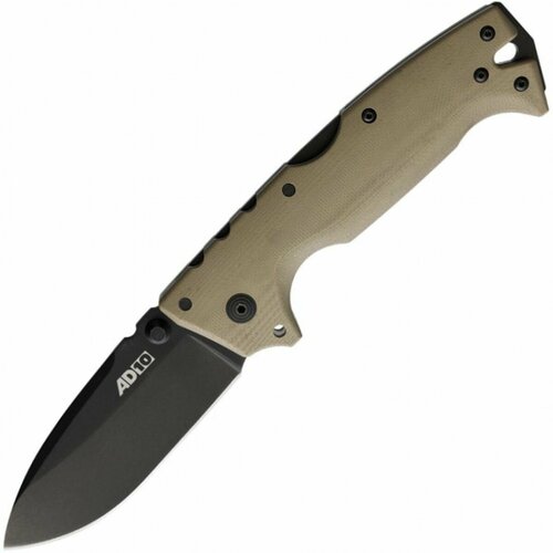 Нож складной Cold Steel CS28DDDEBK AD10, Black Blade, Desert Tan Handle нож фиксированный cold steel bird