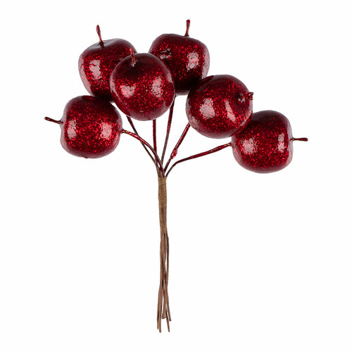 Blumentag VDD-108 Веточка декоративная 6 шт. 11 см 01 яблоки