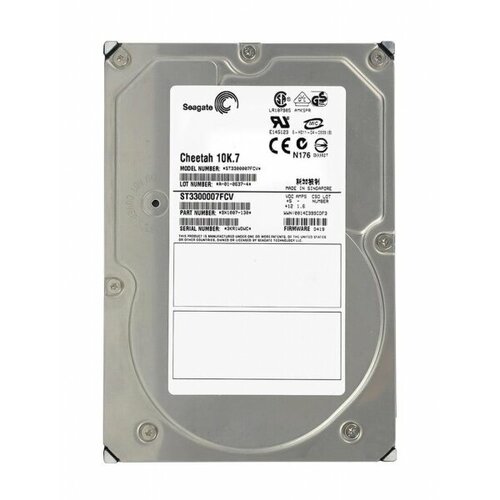 Жесткий диск Seagate ST3300007FCV 300Gb Fibre Channel 3,5 HDD жесткий диск seagate st3300007fcv 300gb fibre channel 3 5 hdd